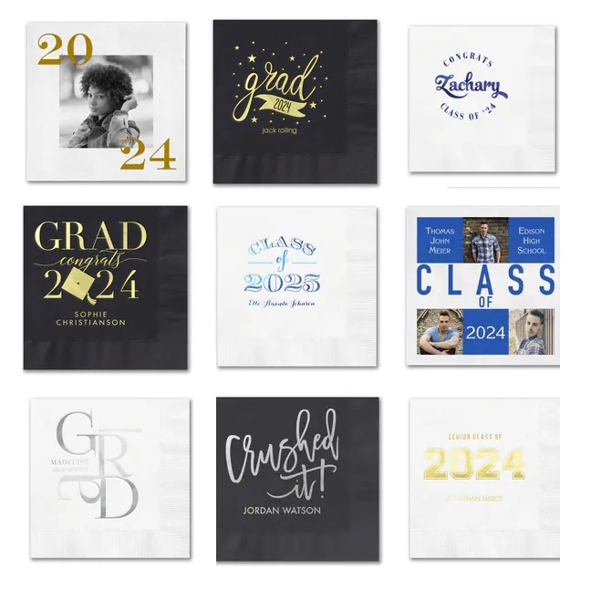 Printed Graduation Napkins